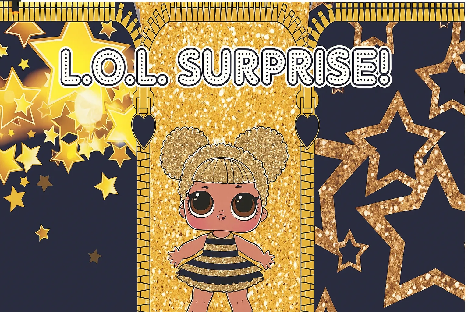 LOL Surprise Backdrop