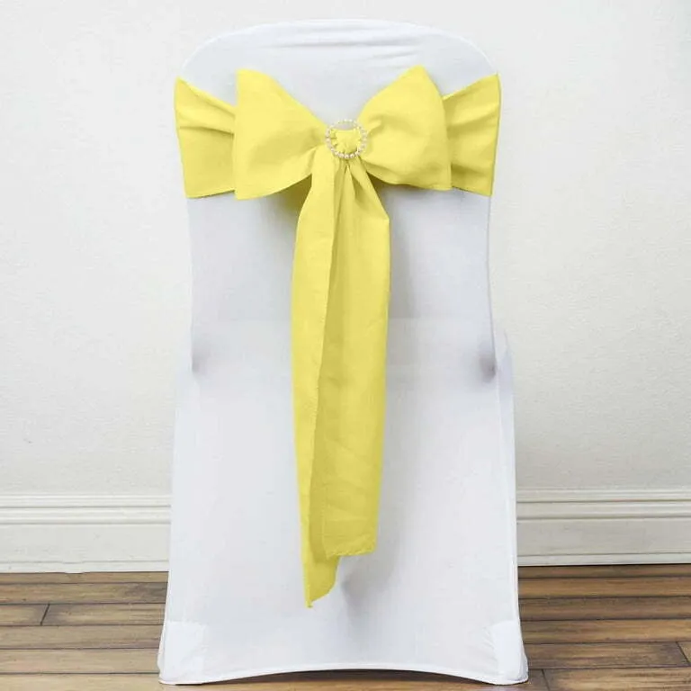 Yellow Polyester Sash