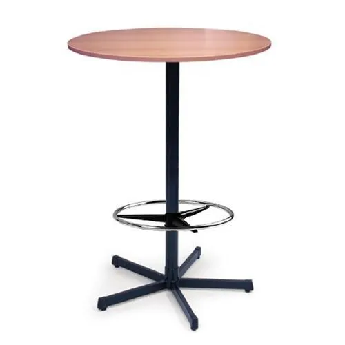 Bartafel rond met voetsteun