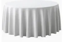 132" (Hangs to floor on a 72" Round Table)
