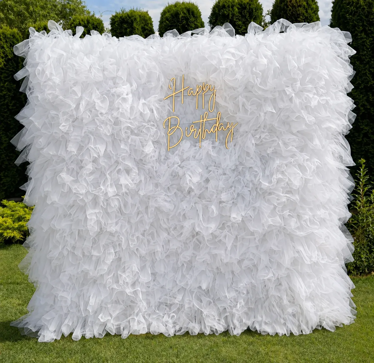 Tulle Backdrop