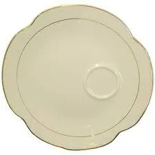Gold Trimmed Snack Plates