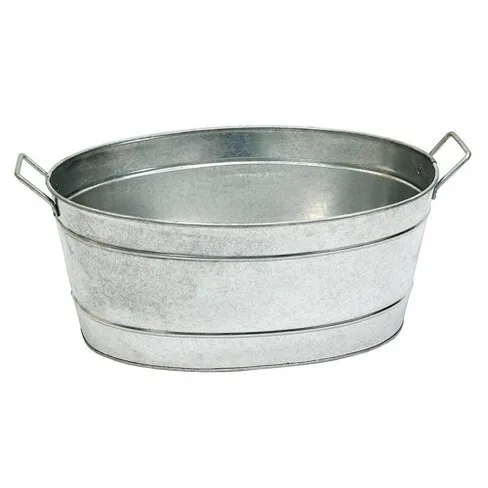 Oval Galvanized Drink tub  Rustic