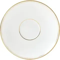 Gold Trimmed Saucers