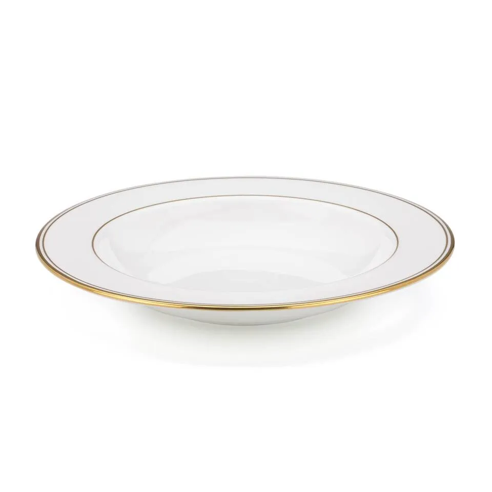 Gold Trimmed Soup Bowls