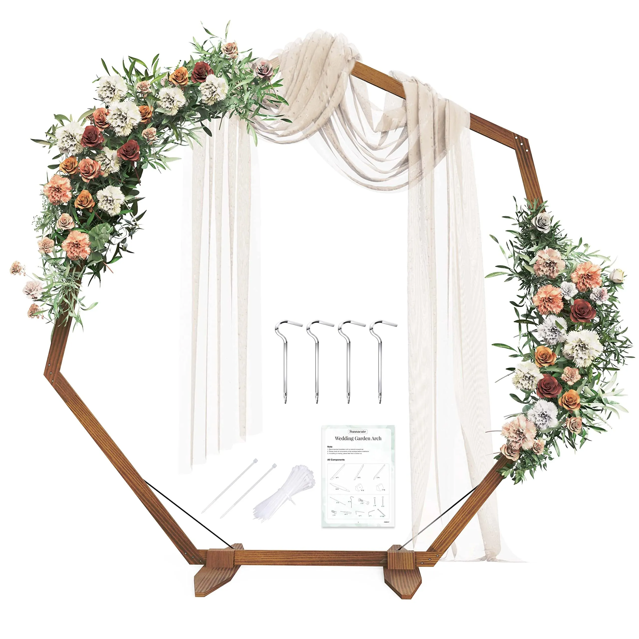Wood Octangle arch