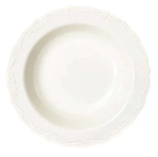 Scalloped Embellished 7" Soup Bowls