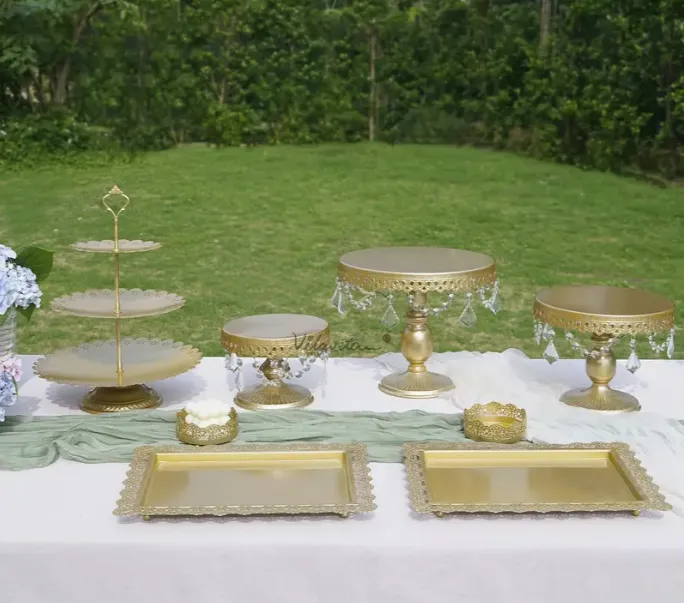 8 pcs Dessert Table Display Set