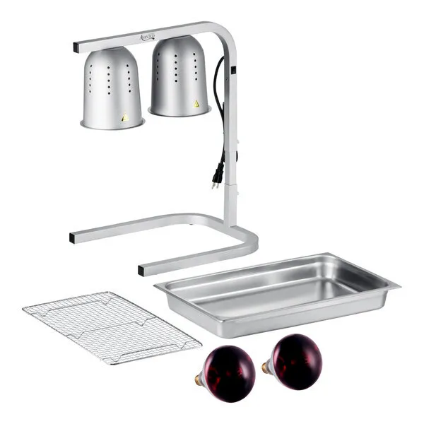 double  food warming heat lights
