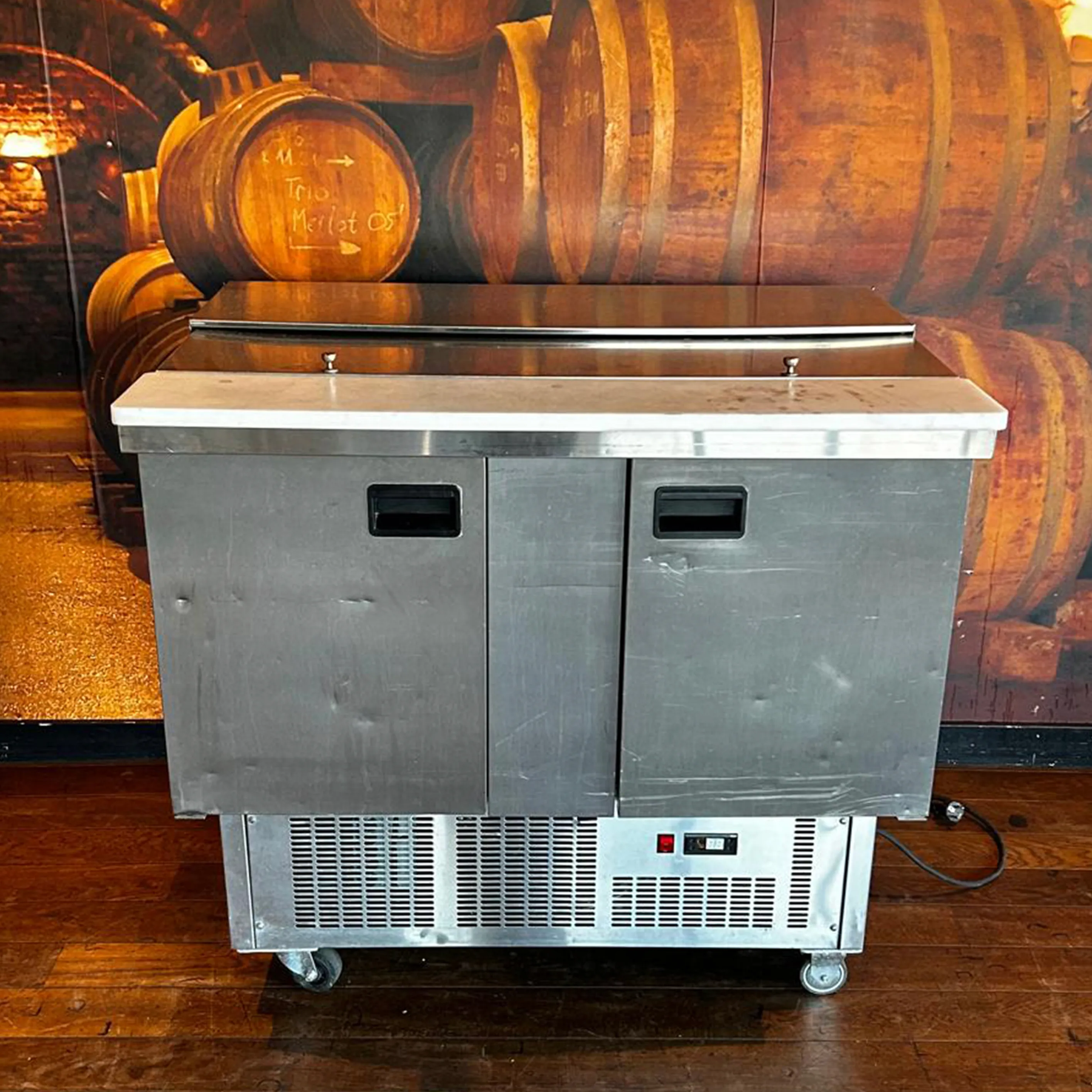 Mobiele saladette / koelwerkbank / koelkast