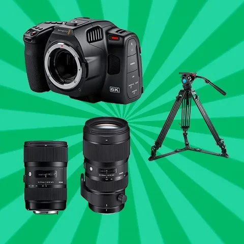 Pocket 6k + Lente + Tripie