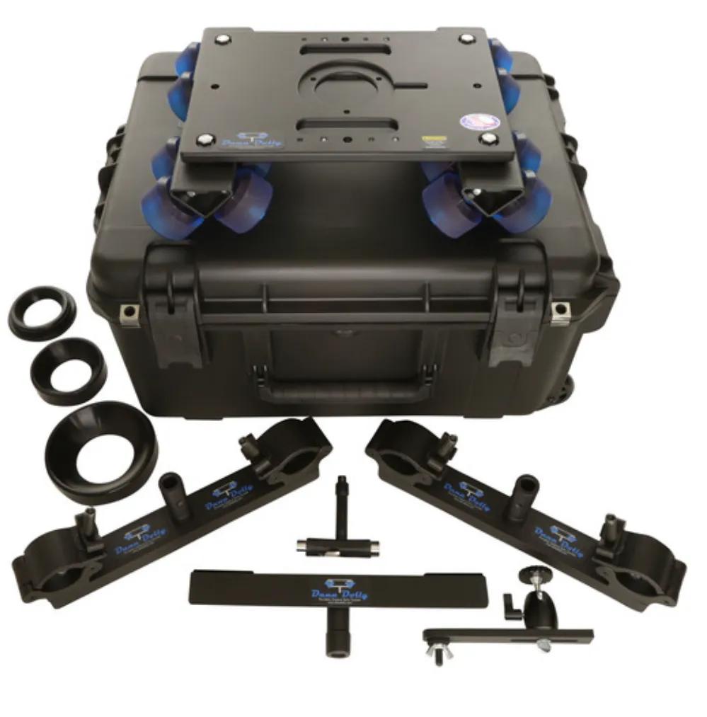 Dana Dolly + Cabeza Aktiv10 (para cámaras de mayor peso) (Rieles a elegir)