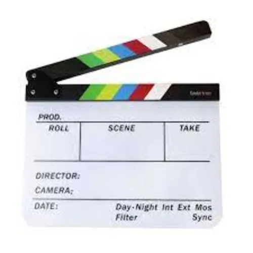 Claqueta 10 x 12 cms