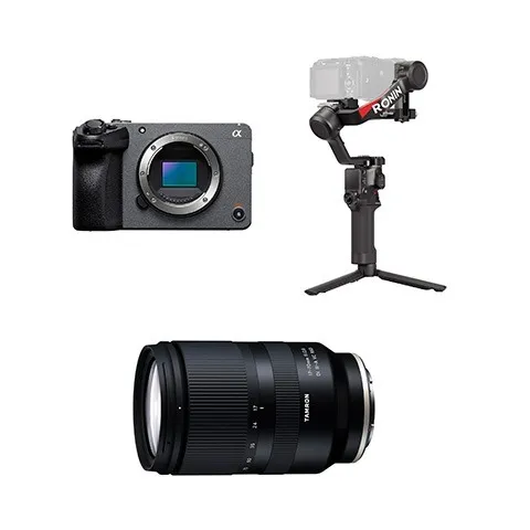 Sony FX30 + Lente + DJI RS gimbal