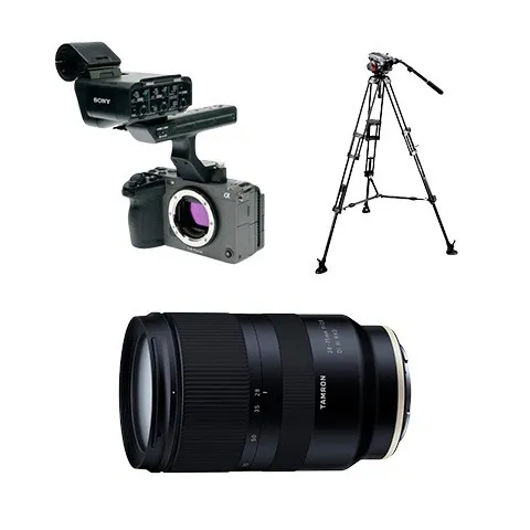 Sony FX3 + Lente + Tripié de video