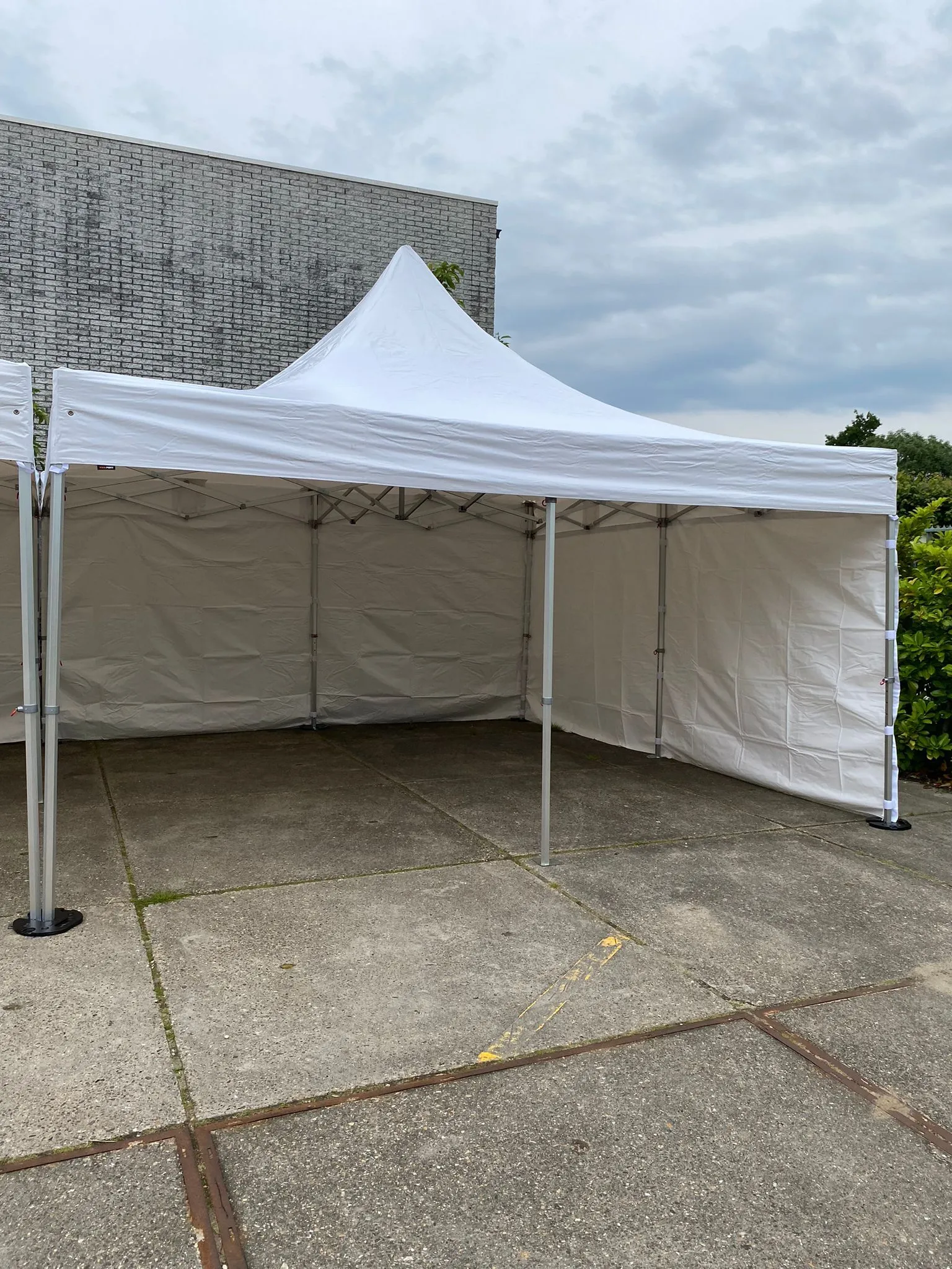 Partytent ''wit'' 5x5 (Easy-Up)