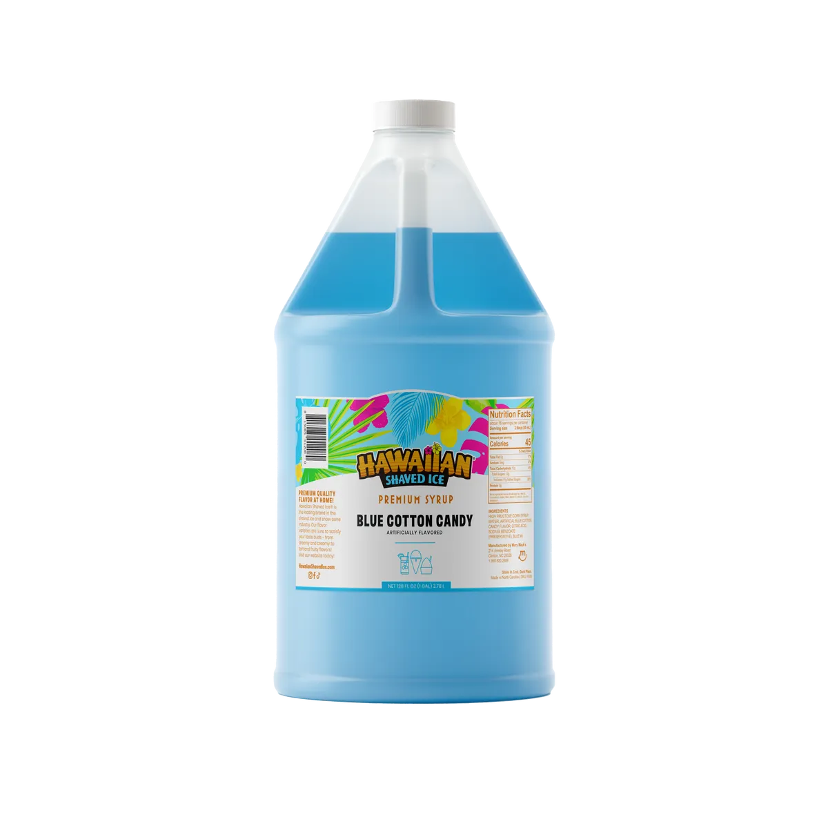 Cotton Candy Snow Cone Syrup 1 Gallon 