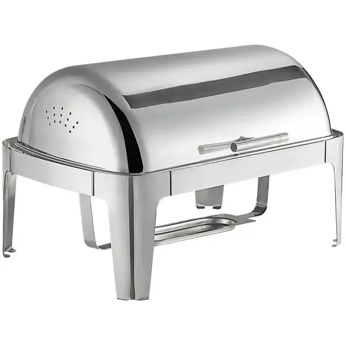 Chafing Dish Acopa Roll Top (Comes with full size water tray, food tray and 2 Sterno Fuel Cells)