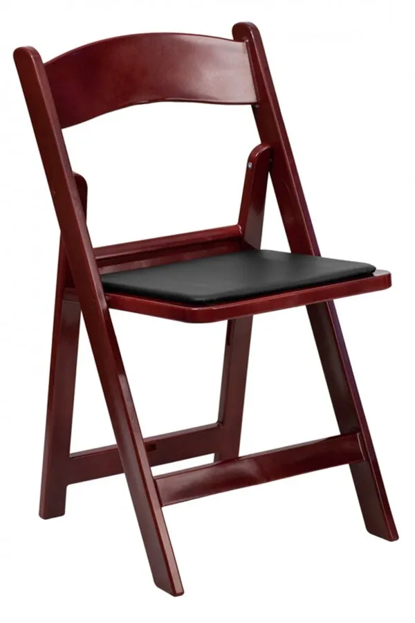 Padded Wood folding chair