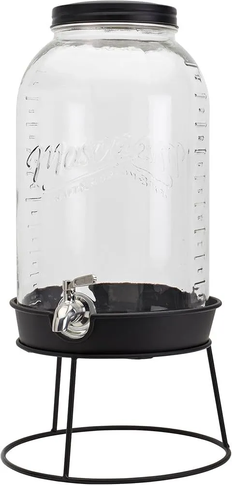 Mason Glass Beverage Dispenser