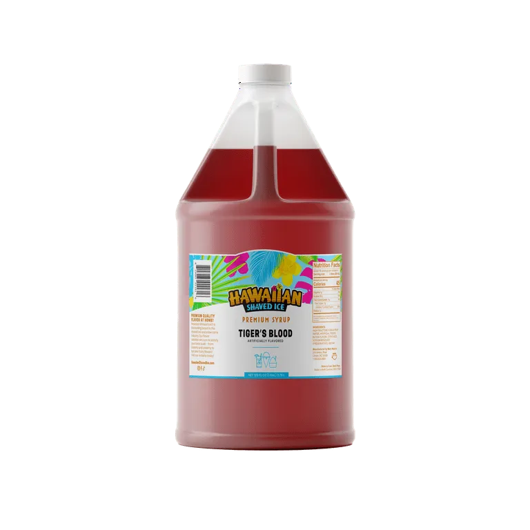 Tiger's Blood Snow Cone Syrup 1 Gallon