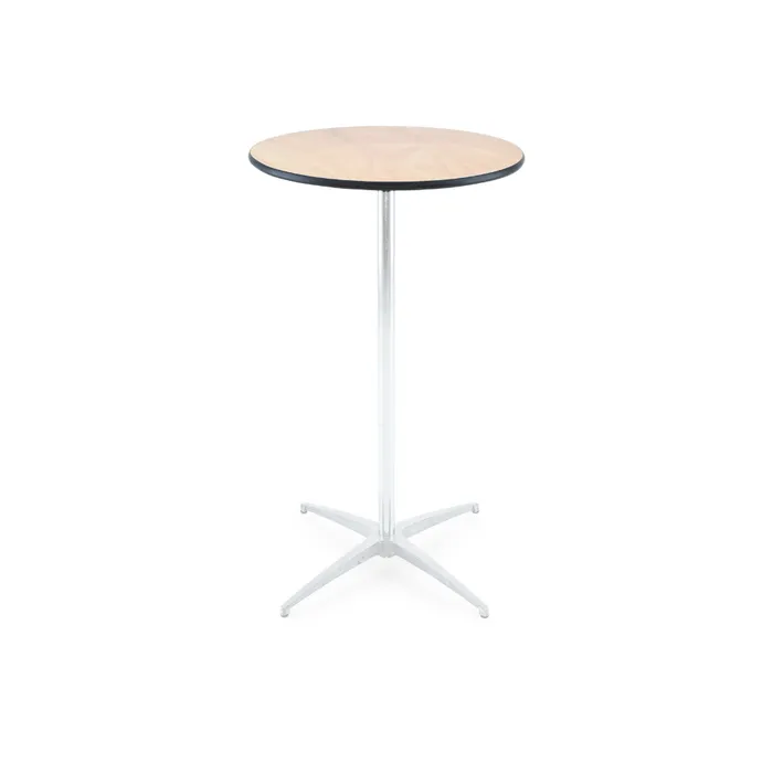 36" Round 42" High  Wooden Cocktail/Highboy Table 