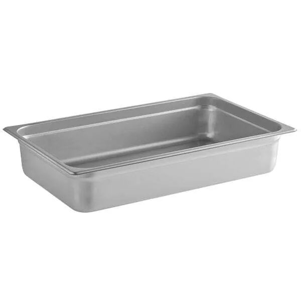 Big Silver Deep  Serving Pan 