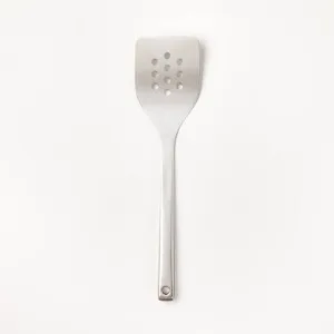 Silver Slotted Cooking Spatula 