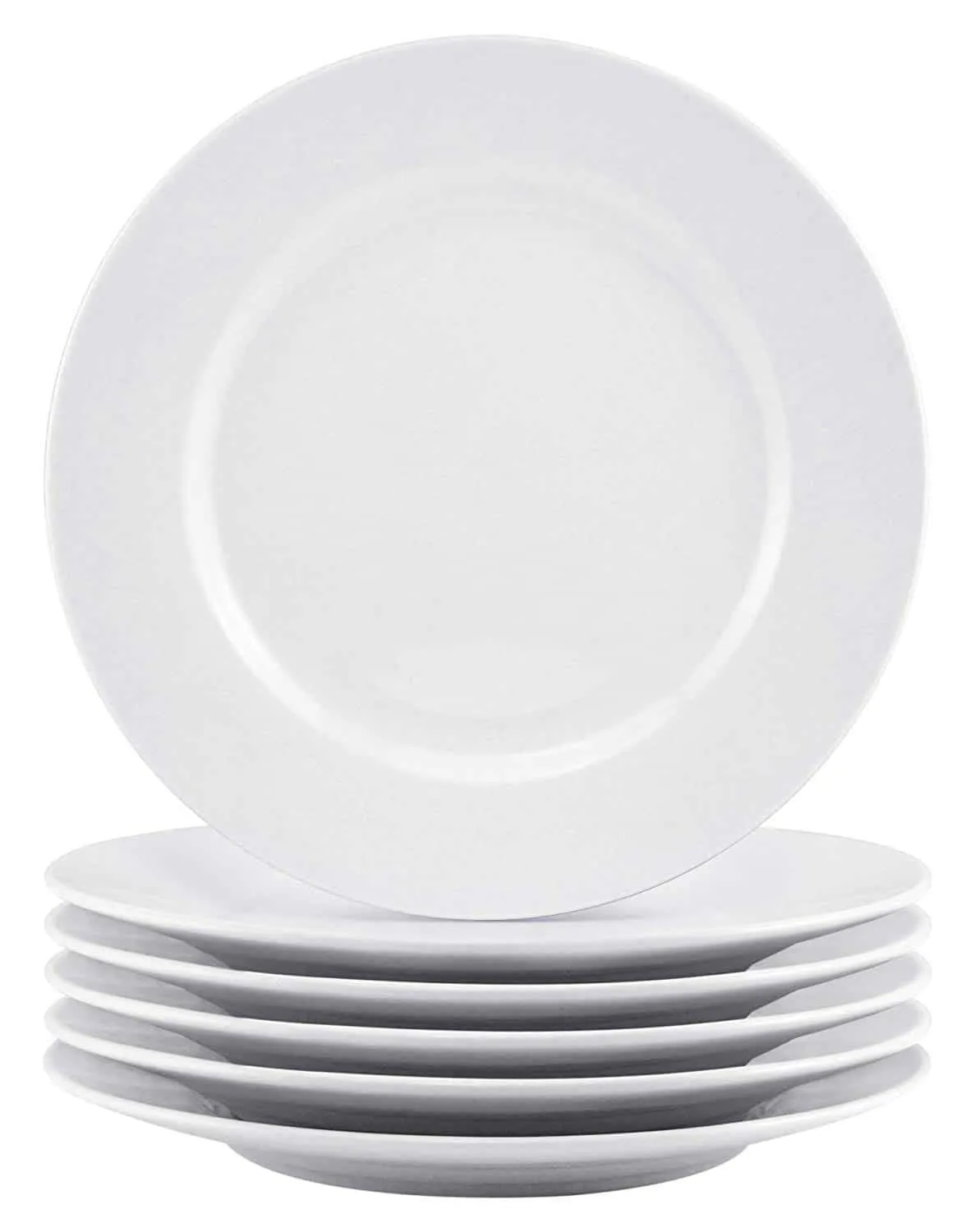 White Round Dinner Plate
