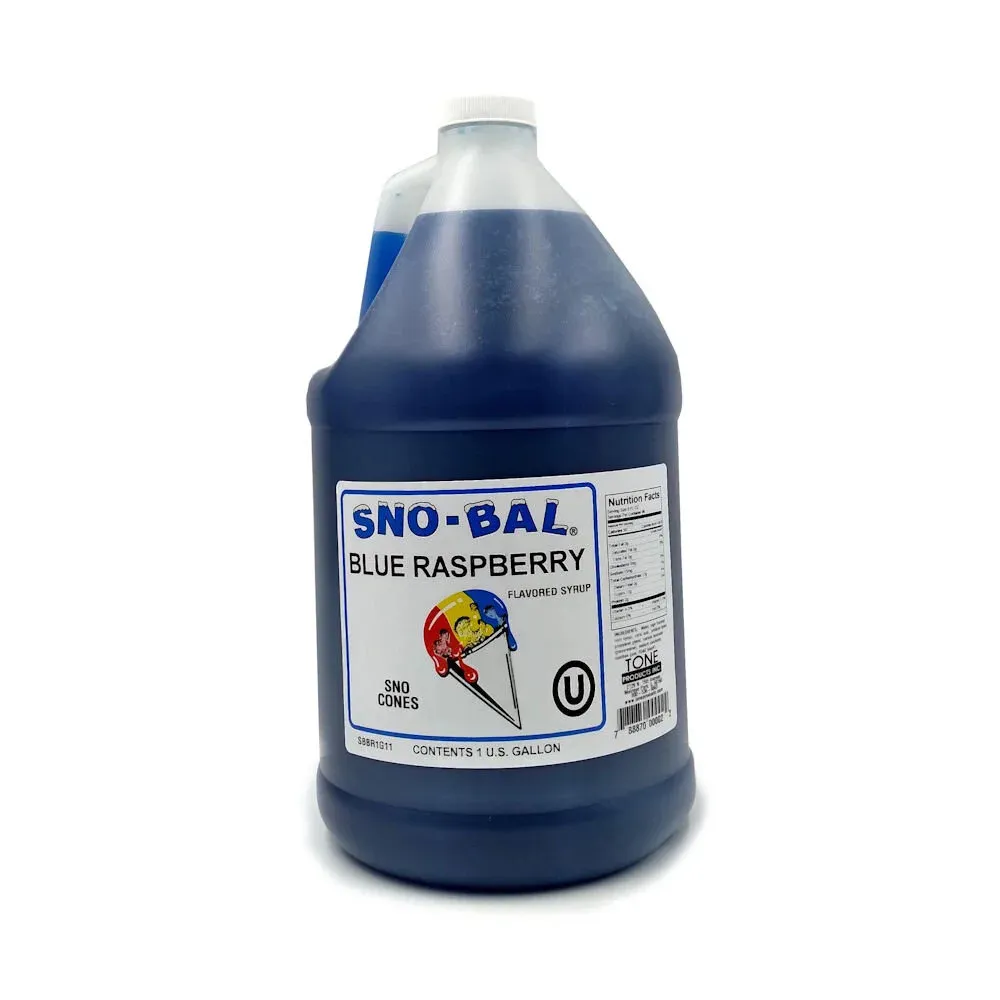 Blue Rasberry Snow Cone Syrup 1 Gallon