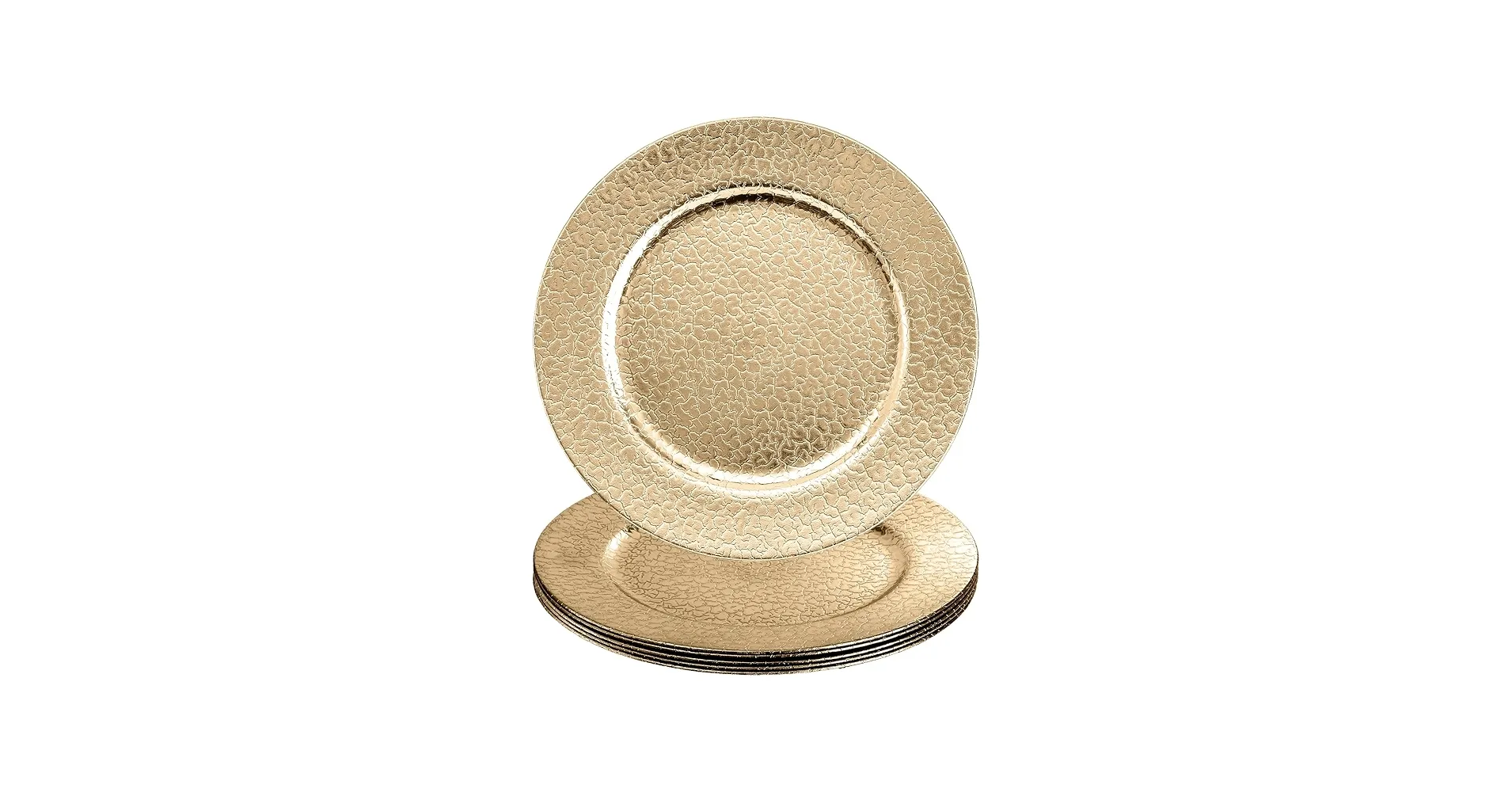 Solid Gold Charger Plate