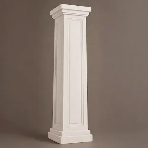 Wooden Column White 5 Foot