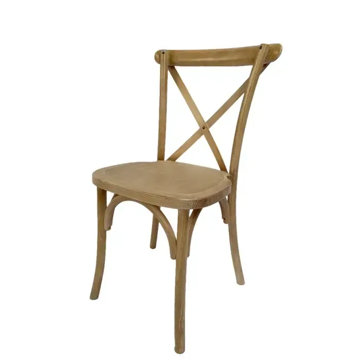 Cross Back Chair Antique Natural