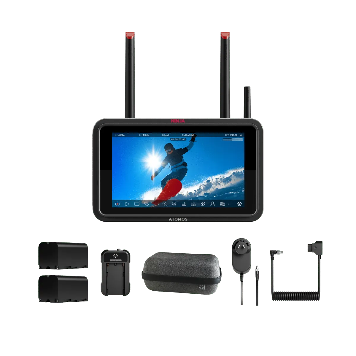 Atomos Ninja V+ 8K Pro Kit (5" External Recorder with SDI & D-Tap power) Kit