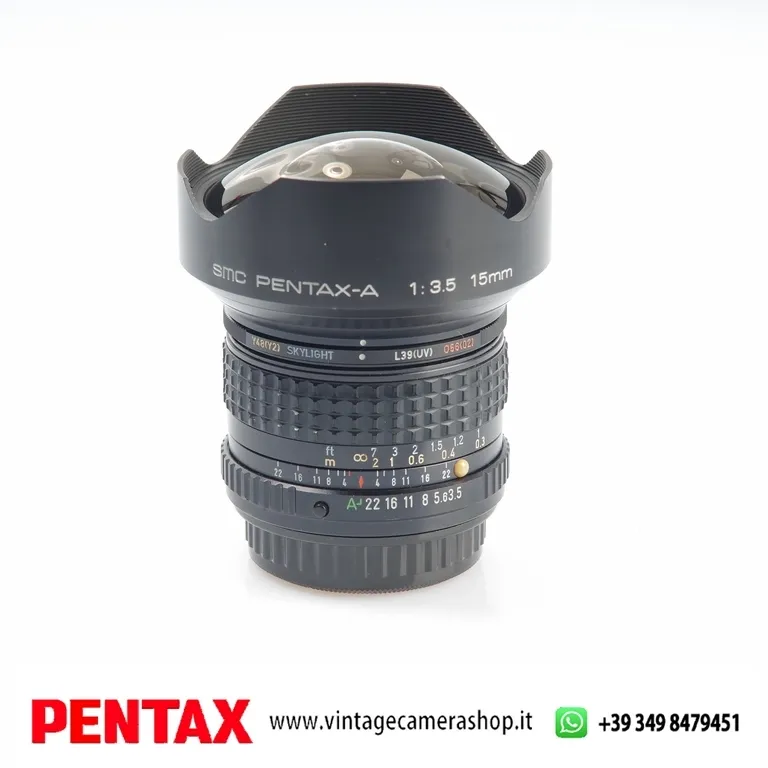 Pentax 15mm SMC Takumar F3.5 AL Lens kit