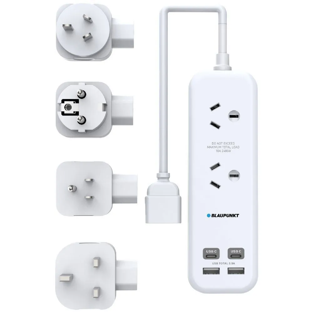 Blaupunkt Universal Travel Adaptor Kit White (BPTRAV12)