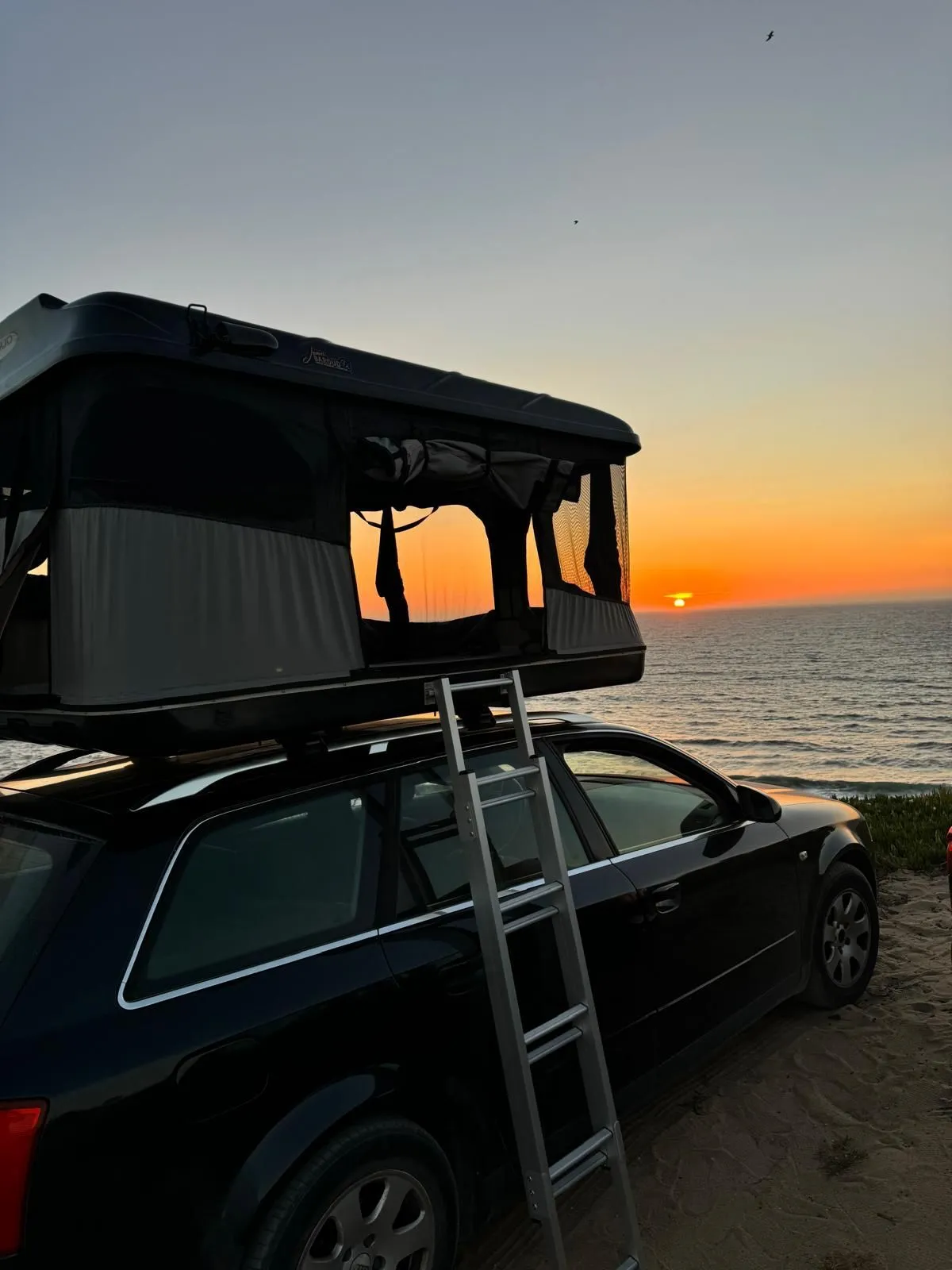 Tenda de tejadilho retangular