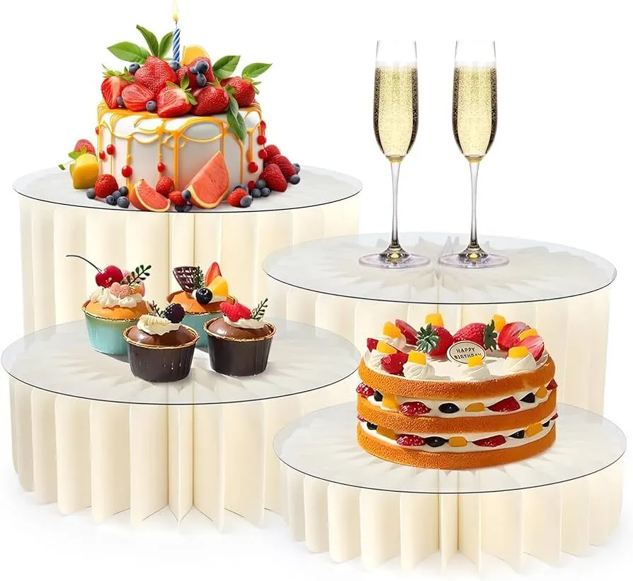 Cardboard Dessert Riser 5 piece set