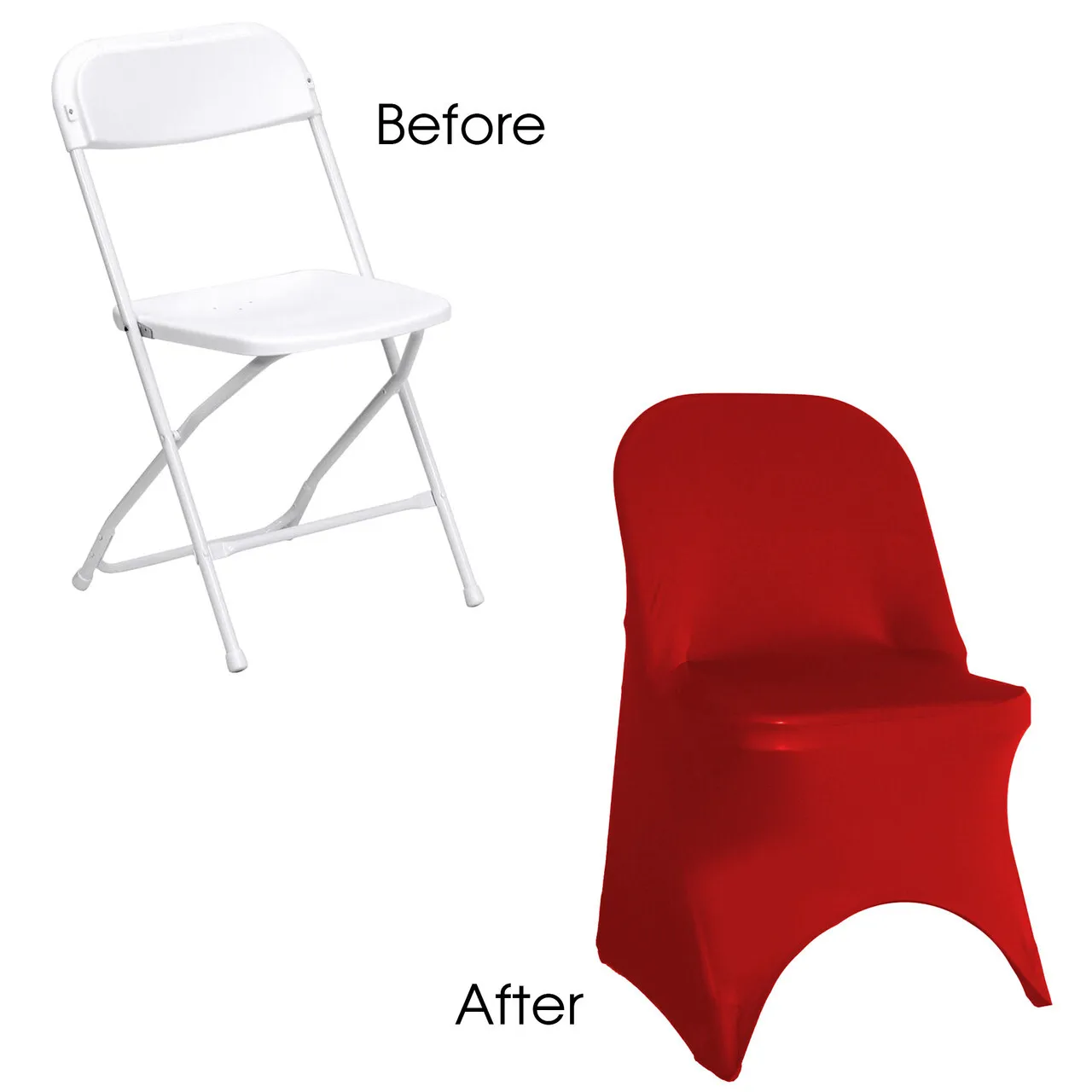 Red Folding Chair Cover