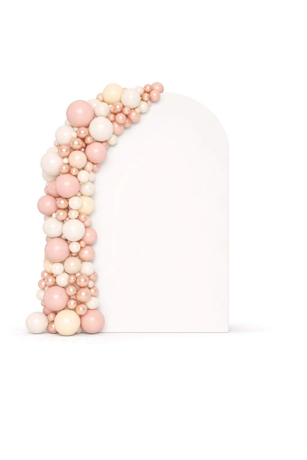 Single Panel Backdrop with Balloon Garland