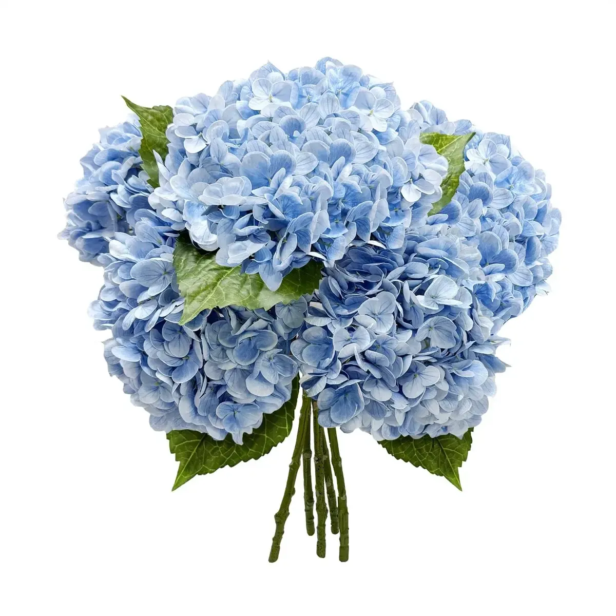 Faux Blue Hydrangeas