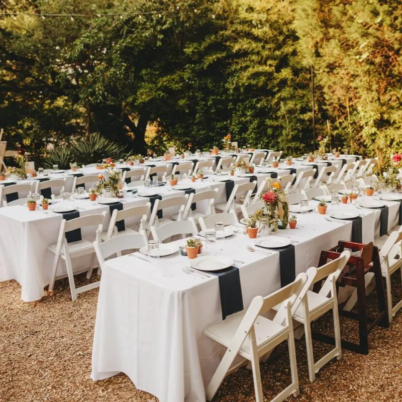 80 Guests OUTDOOR WEDDING