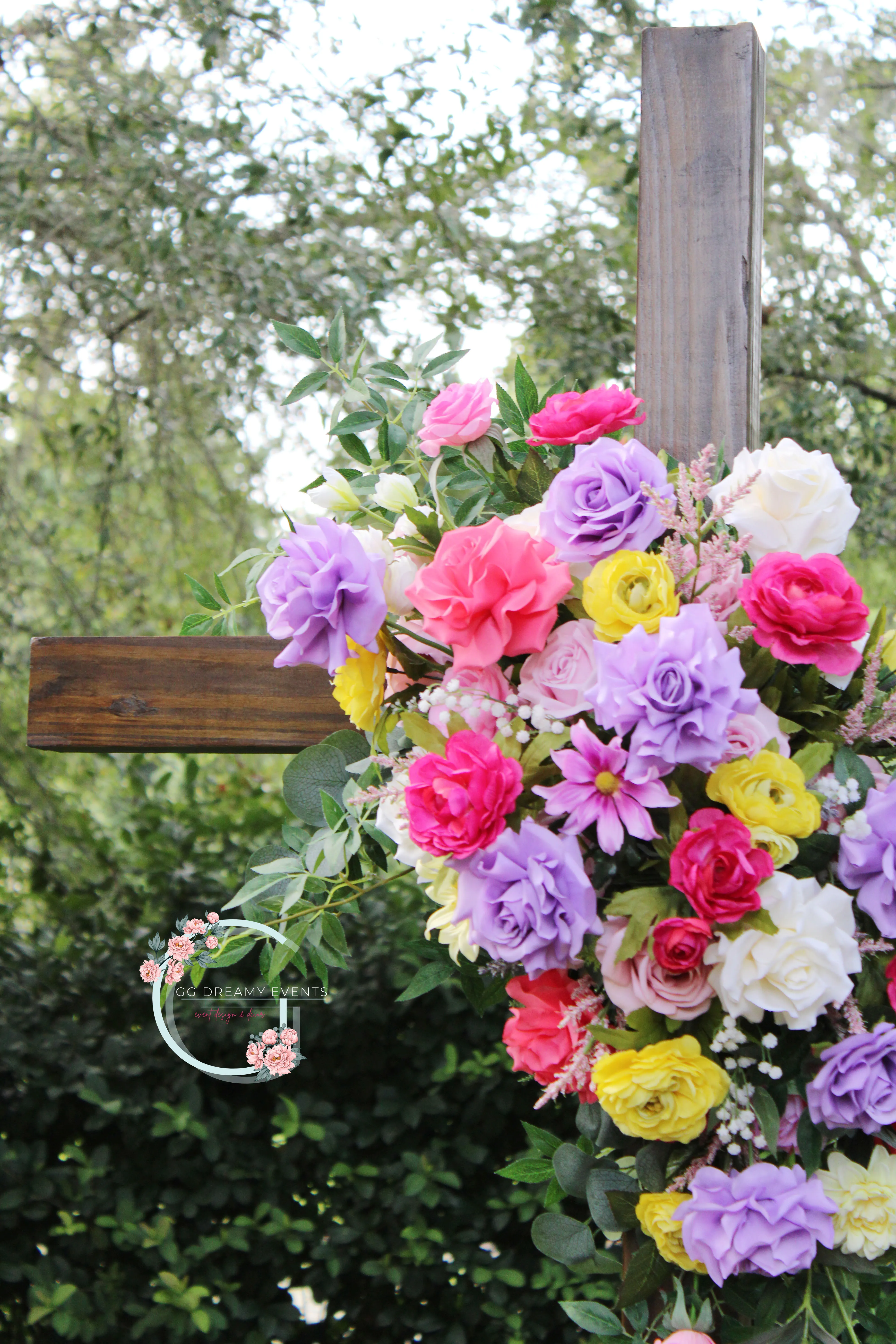 Spring Wedding Cross