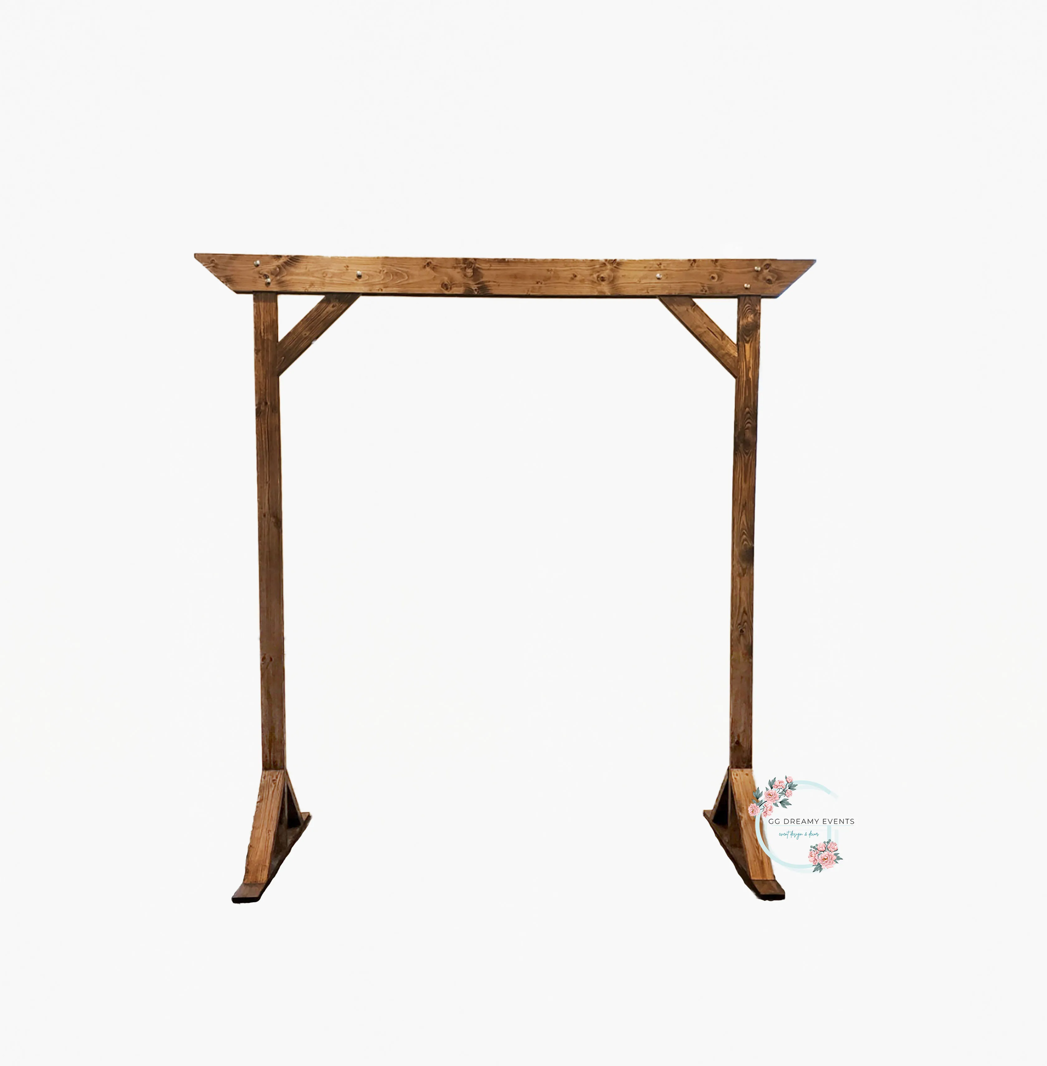 7FT Rustic Square Wedding Harbor Wooden 