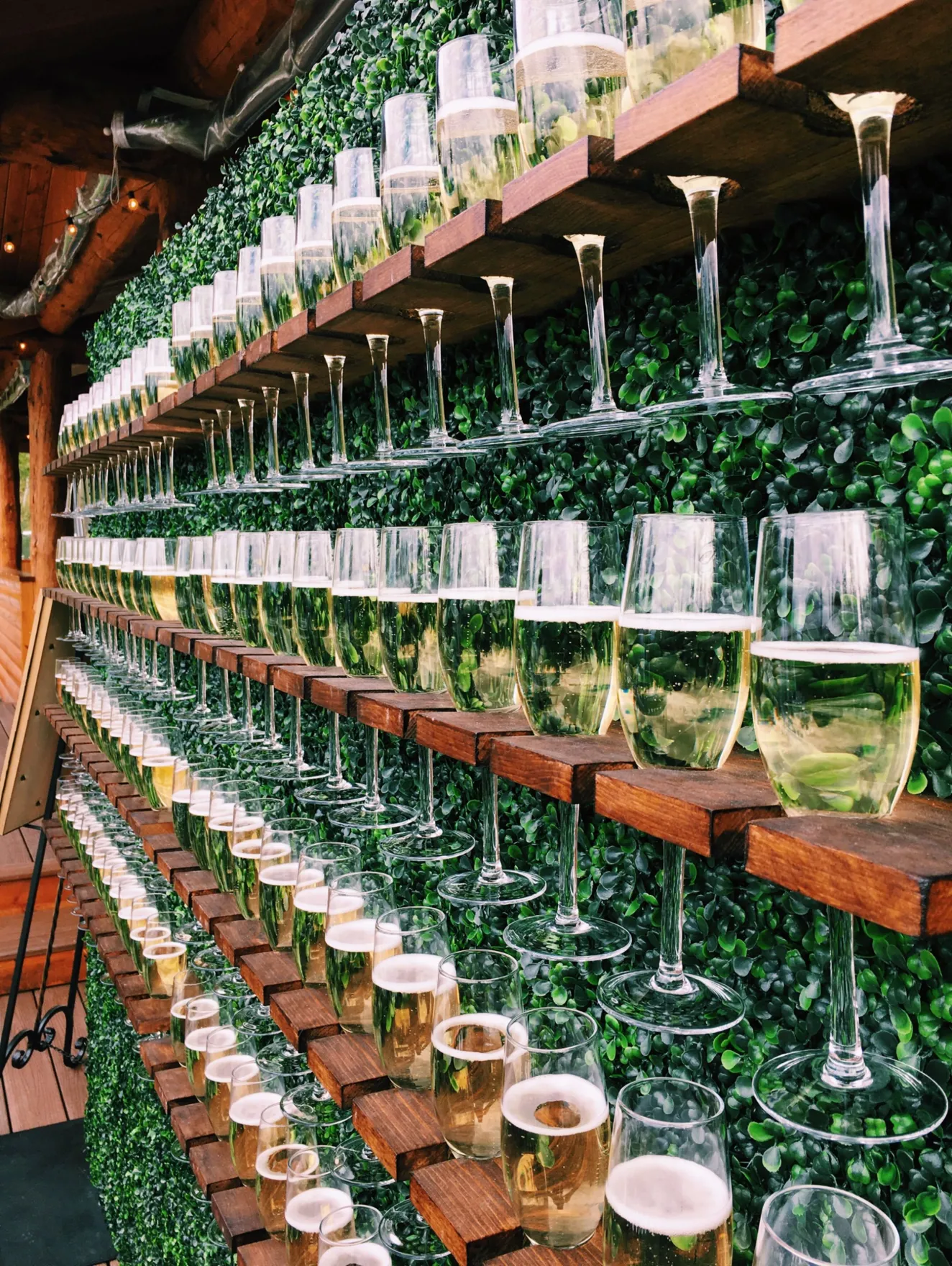 Champagne Wall