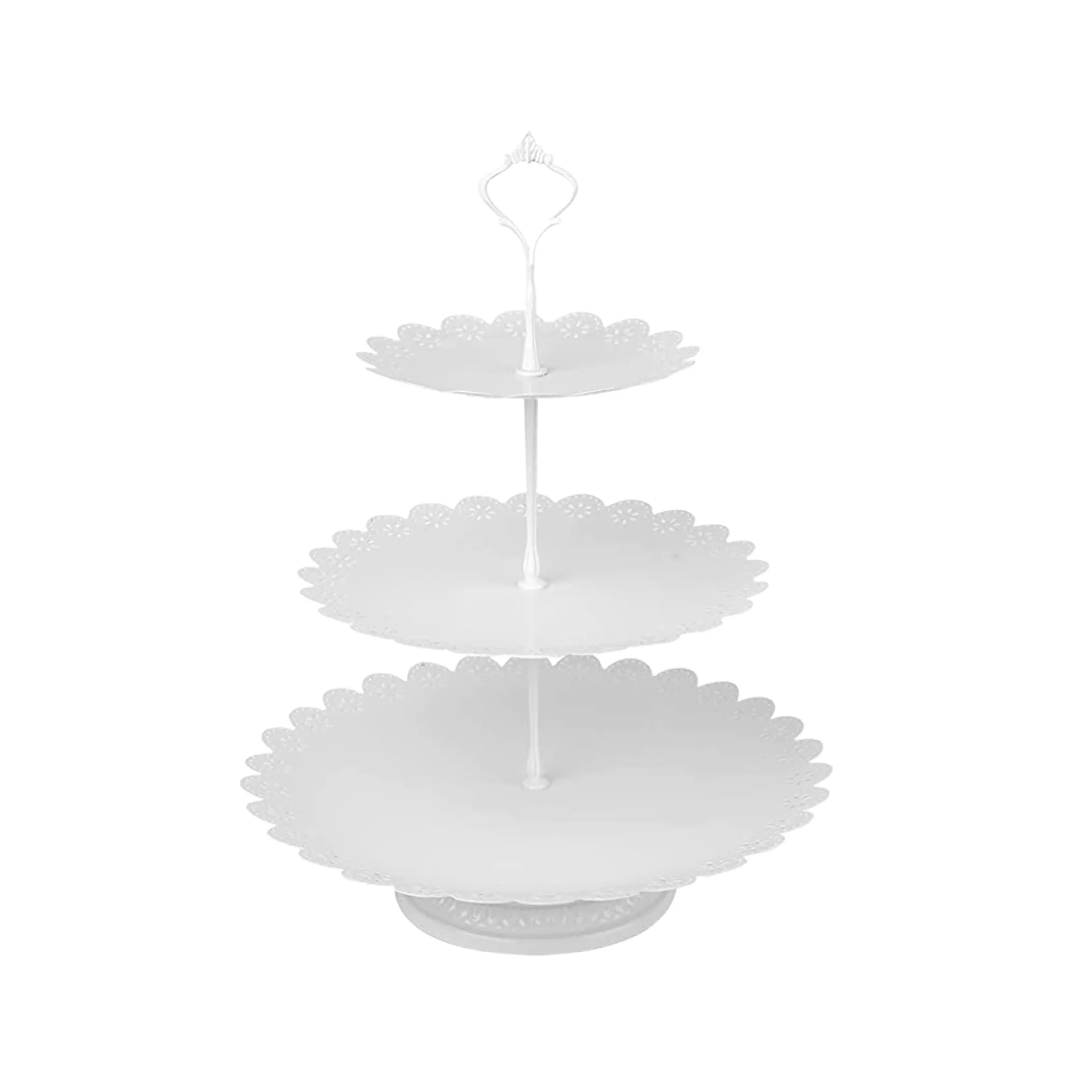 White 3-Tier Cupcake Stand