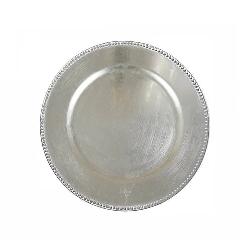 Silver Charger Plates 