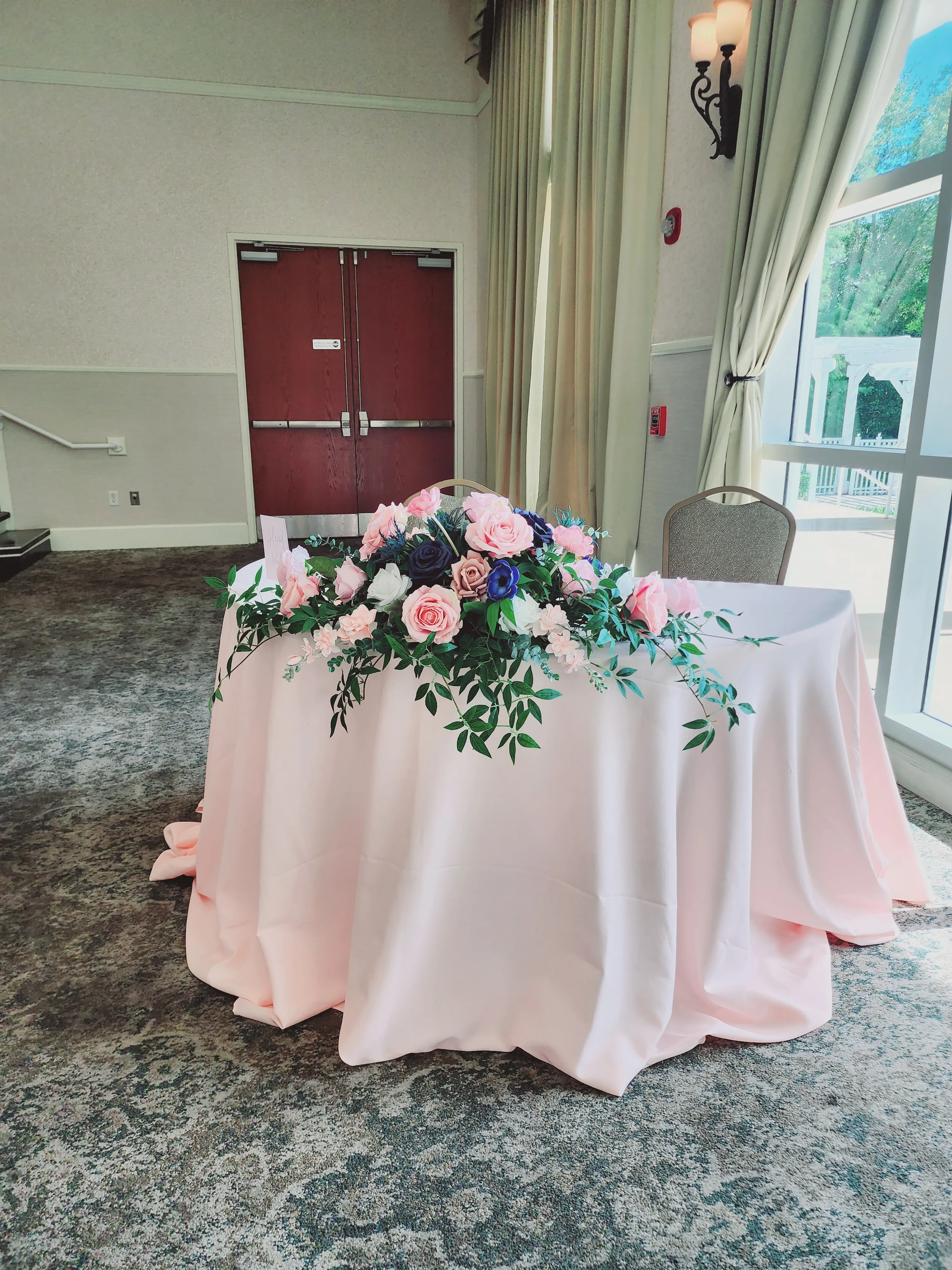 Sweetheart Table Floral Arrangement
