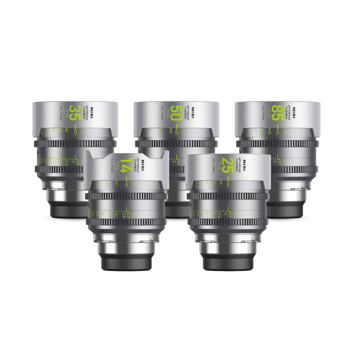 NISI Athena Tuned Primes - 5 Lens Set (PL)