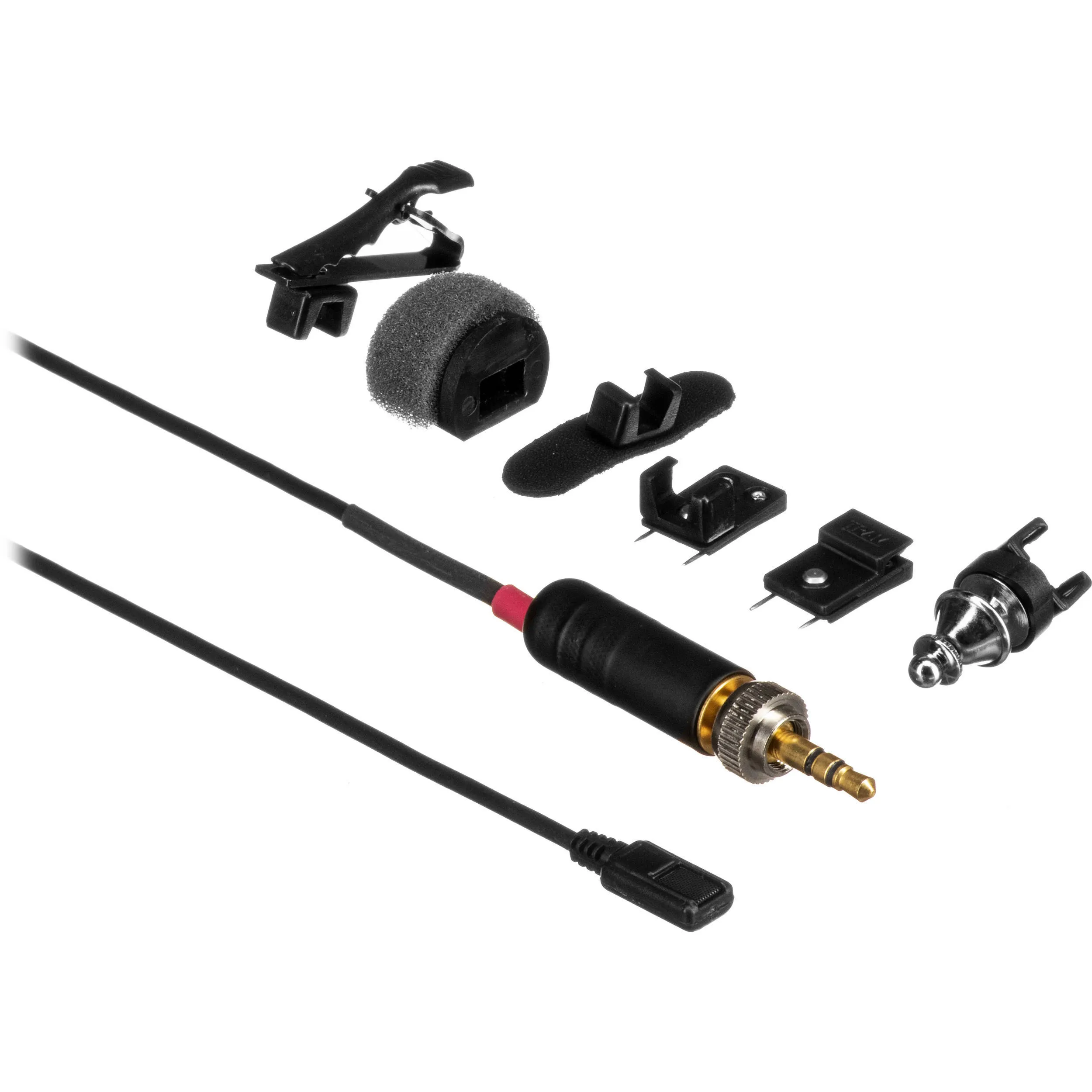 Tram TR50 Omni Lavalier Microphone with 3.5mm Locking Sennheiser Connector (Black)